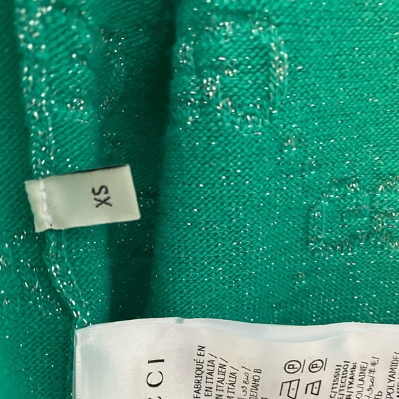 Gucci turquoise sweater ~ NEVER WORN - Picture 5 of 6